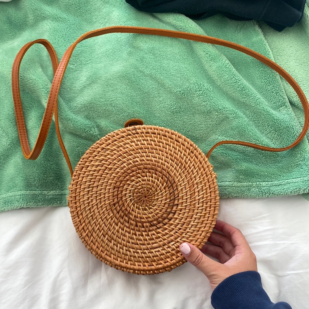 Cute summer coastal purse (NEVER USED)